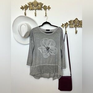 🇮🇹Made in Italy Artisan tunic Xl ptp 24”